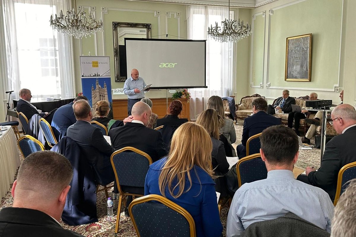 Balkan Trade and Security Forum discussion at the Bulgarian Embassy