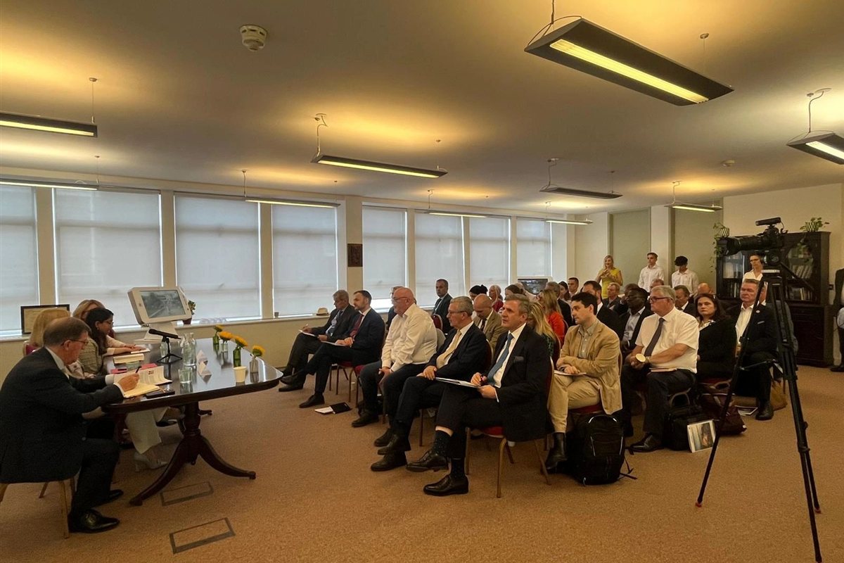 Delegates at the North Macedonian Embassy Forum